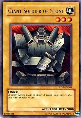 Giant Soldier of Stone [LOB-EN068] Rare - Yu-Gi-Oh! - Card Brawlers | Quebec | Canada |