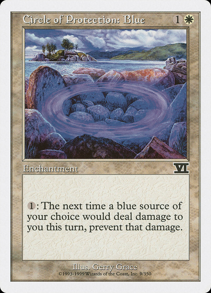 Circle of Protection: Blue [Classic Sixth Edition] - Magic: The Gathering - Card Brawlers | Quebec | Canada |