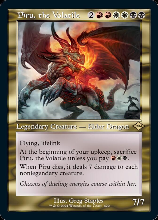 Piru, the Volatile (Retro Foil Etched) [Modern Horizons 2] - Magic: The Gathering - Card Brawlers | Quebec | Canada |