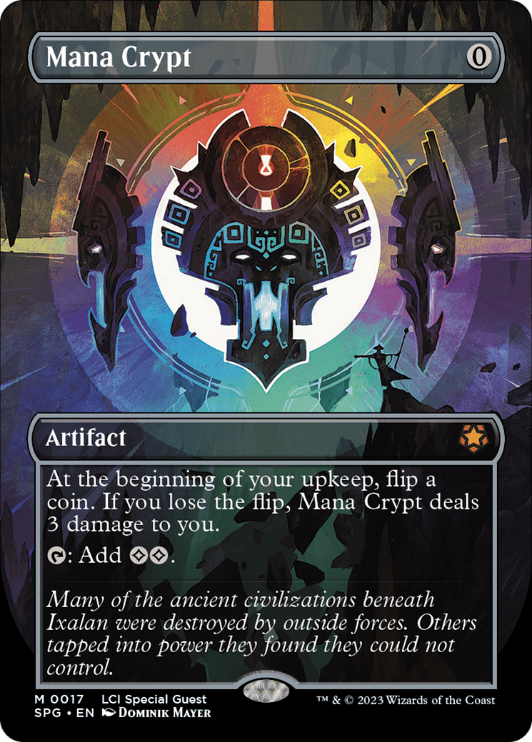 Mana Crypt (Borderless) [The Lost Caverns of Ixalan Special Guests] - Magic: The Gathering - Card Brawlers | Quebec | Canada |