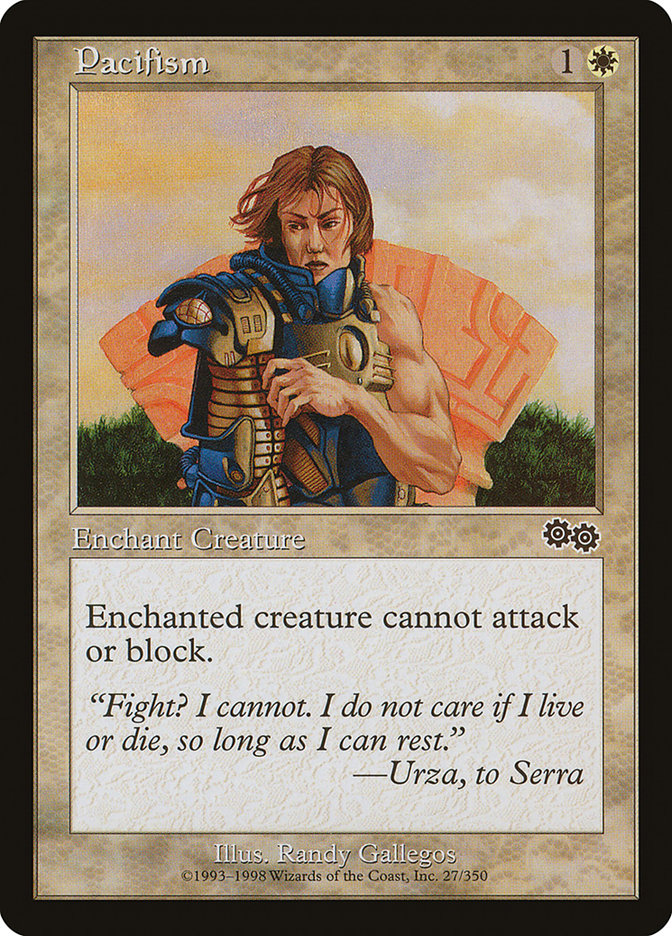 Pacifism [Urza's Saga] - Magic: The Gathering - Card Brawlers | Quebec | Canada |