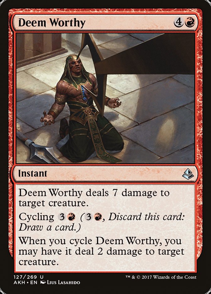 Deem Worthy [Amonkhet] - Magic: The Gathering - Card Brawlers | Quebec | Canada |