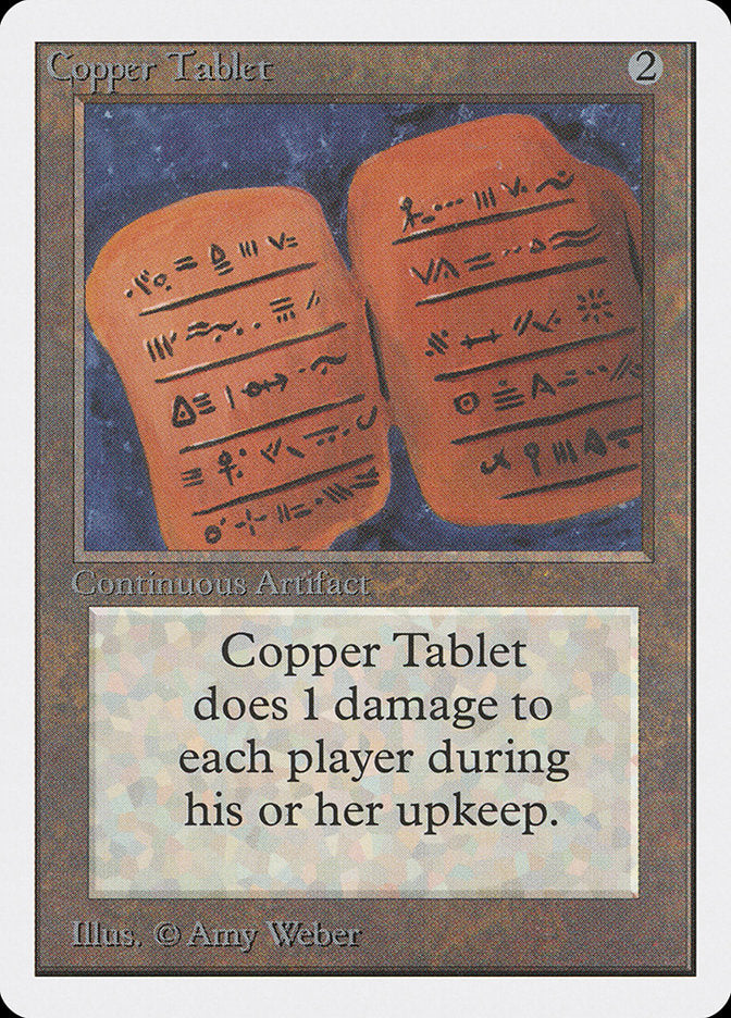 Copper Tablet [Unlimited Edition] - Magic: The Gathering - Card Brawlers | Quebec | Canada |