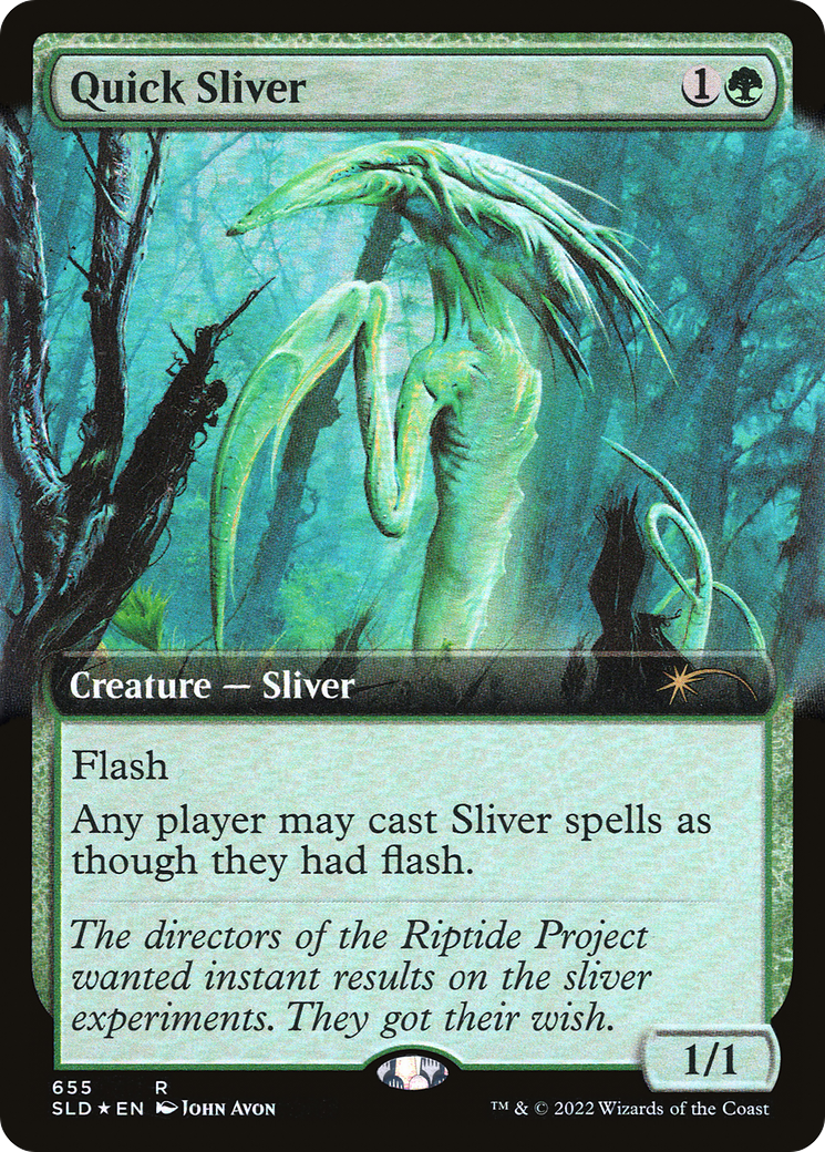 Quick Sliver (Extended Art) [Secret Lair Drop Promos] - Magic: The Gathering - Card Brawlers | Quebec | Canada |