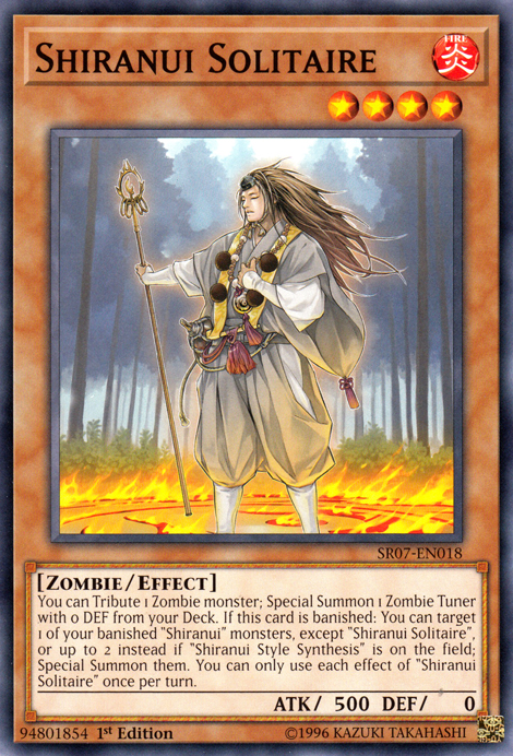 Shiranui Solitaire [Deck de structure : Horde de zombies] [SR07-EN018] 