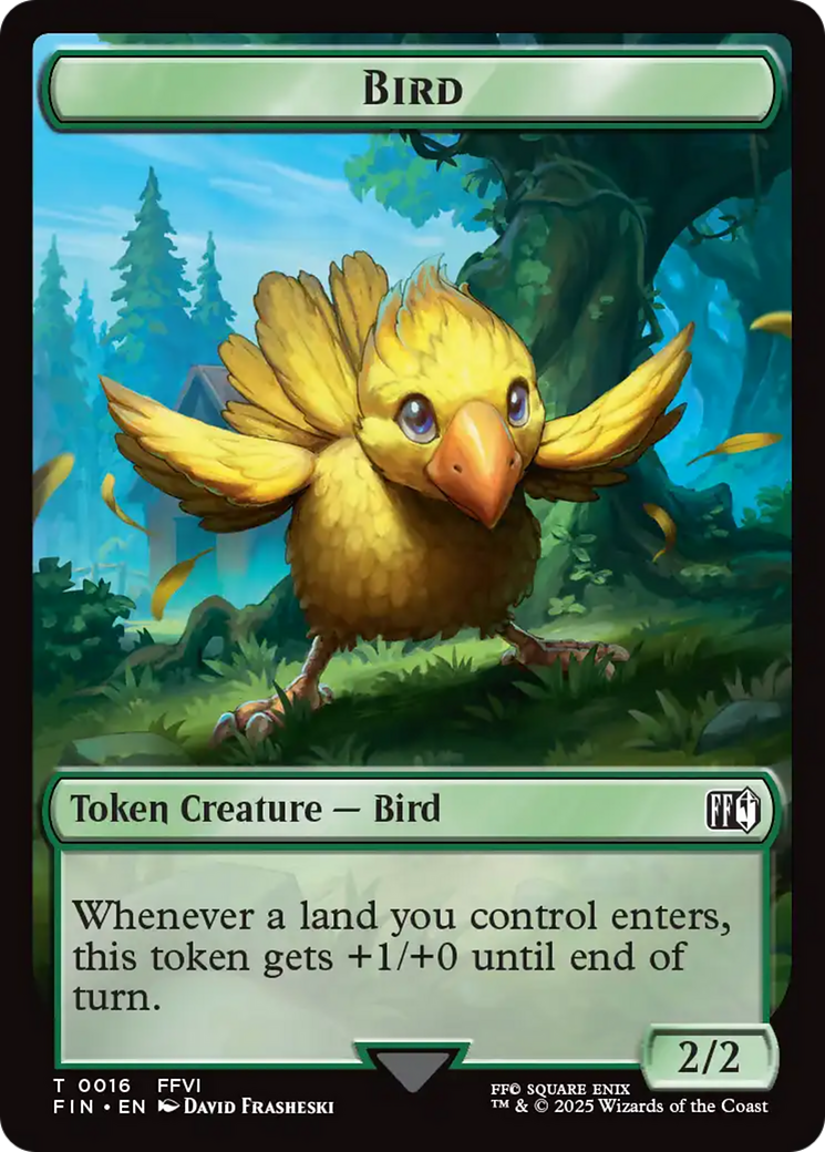 Hero (0007) // Bird (0016) Double-Sided Token [FINAL FANTASY Tokens] - Magic: The Gathering - Card Brawlers | Quebec | Canada |