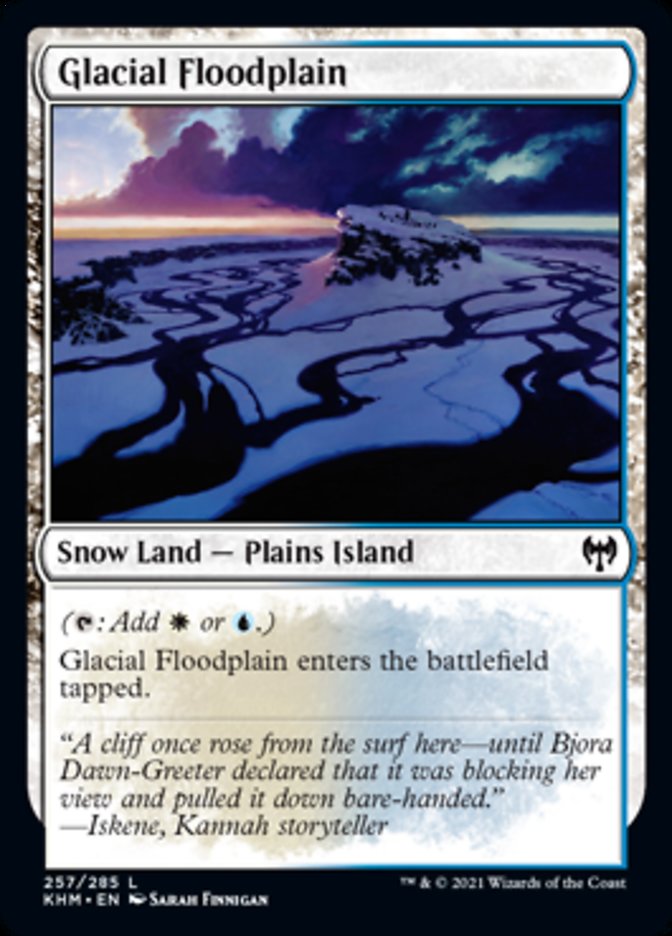Glacial Floodplain [Kaldheim] - Magic: The Gathering - Card Brawlers | Quebec | Canada |
