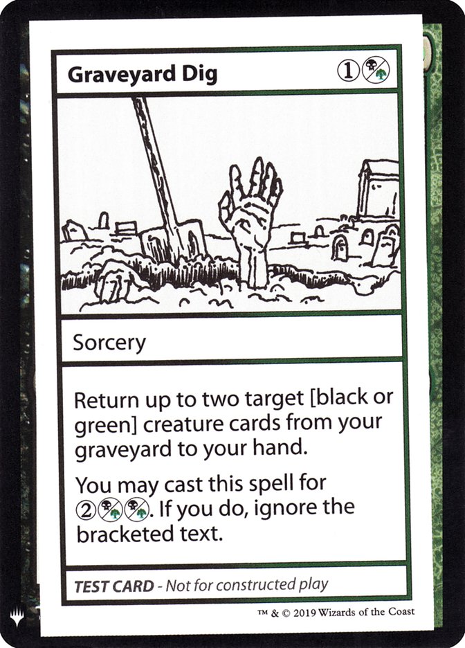 Graveyard Dig [Mystery Booster Playtest Cards] - Magic: The Gathering - Card Brawlers | Quebec | Canada |