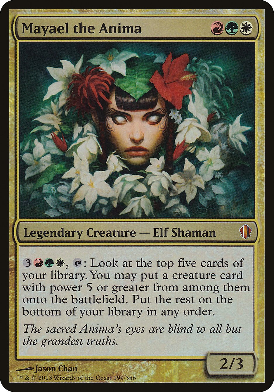 Mayael the Anima (Oversized) [Commander 2013 Oversized] - Magic: The Gathering - Card Brawlers | Quebec | Canada |