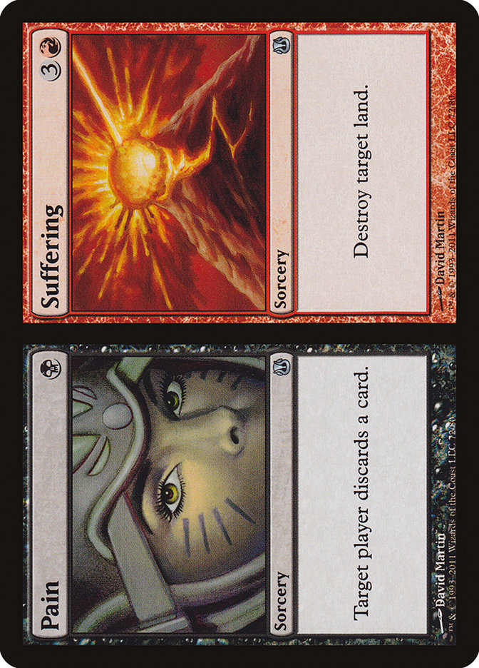 Pain // Suffering [Duel Decks: Ajani vs. Nicol Bolas] - Magic: The Gathering - Card Brawlers | Quebec | Canada |