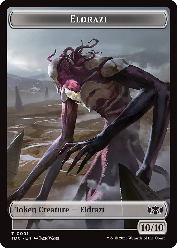 Eldrazi // Citizen Double-Sided Token [Tarkir: Dragonstorm Commander Tokens] - Magic: The Gathering - Card Brawlers | Quebec | Canada |