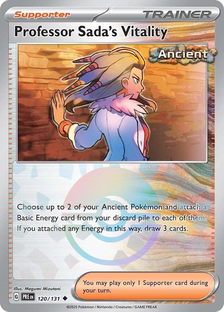 Professor Sada's Vitality (120/131) (Poke Ball Pattern) [Scarlet & Violet: Prismatic Evolutions] - Pokémon - Card Brawlers | Quebec | Canada |