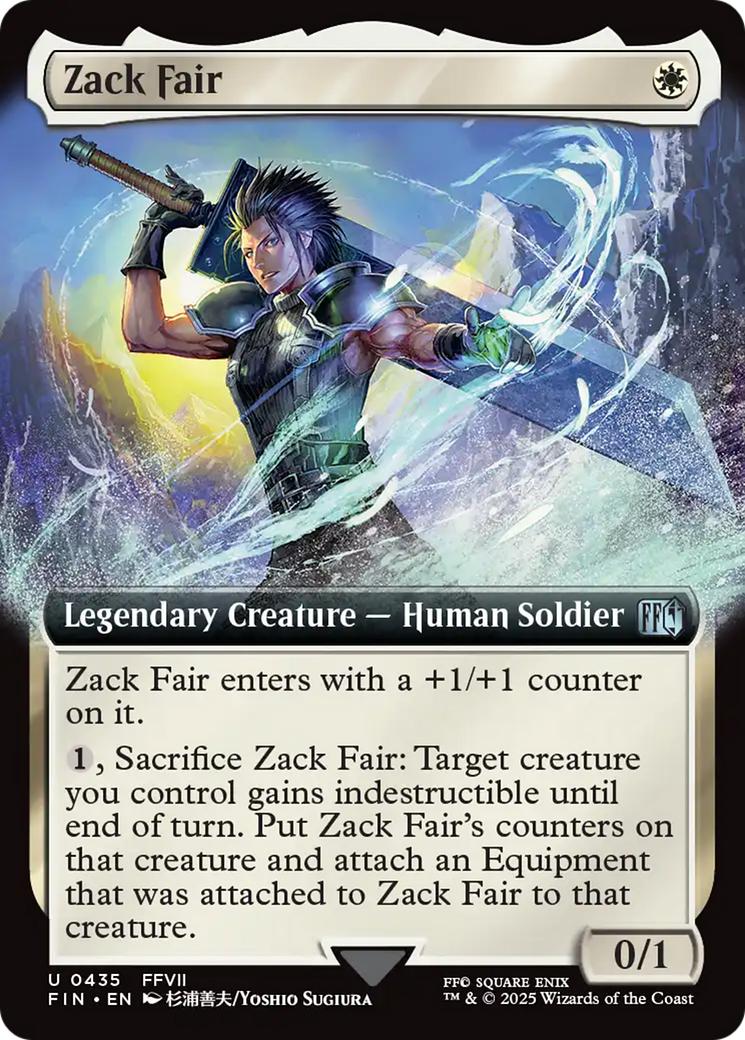 Zack Fair (Extended Art) [FINAL FANTASY] - Magic: The Gathering - Card Brawlers | Quebec | Canada |