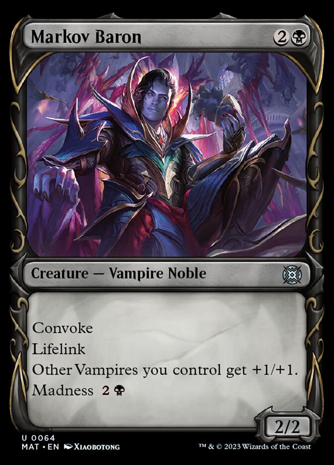 Markov Baron (Showcase) [March of the Machine: The Aftermath] - Magic: The Gathering - Card Brawlers | Quebec | Canada |