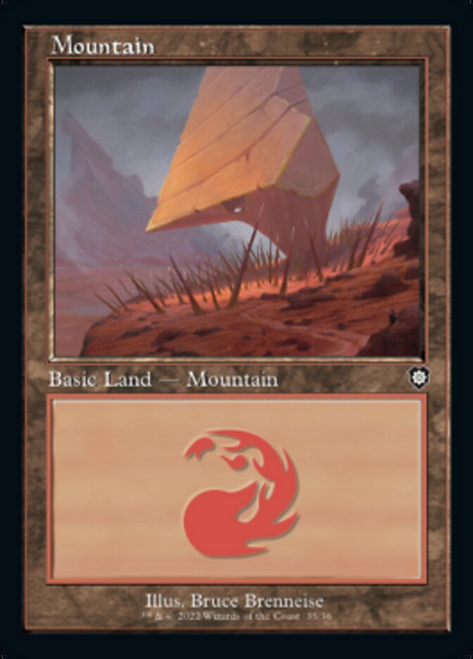 Mountain (035) (Retro) [The Brothers' War Commander] - Magic: The Gathering - Card Brawlers | Quebec | Canada |
