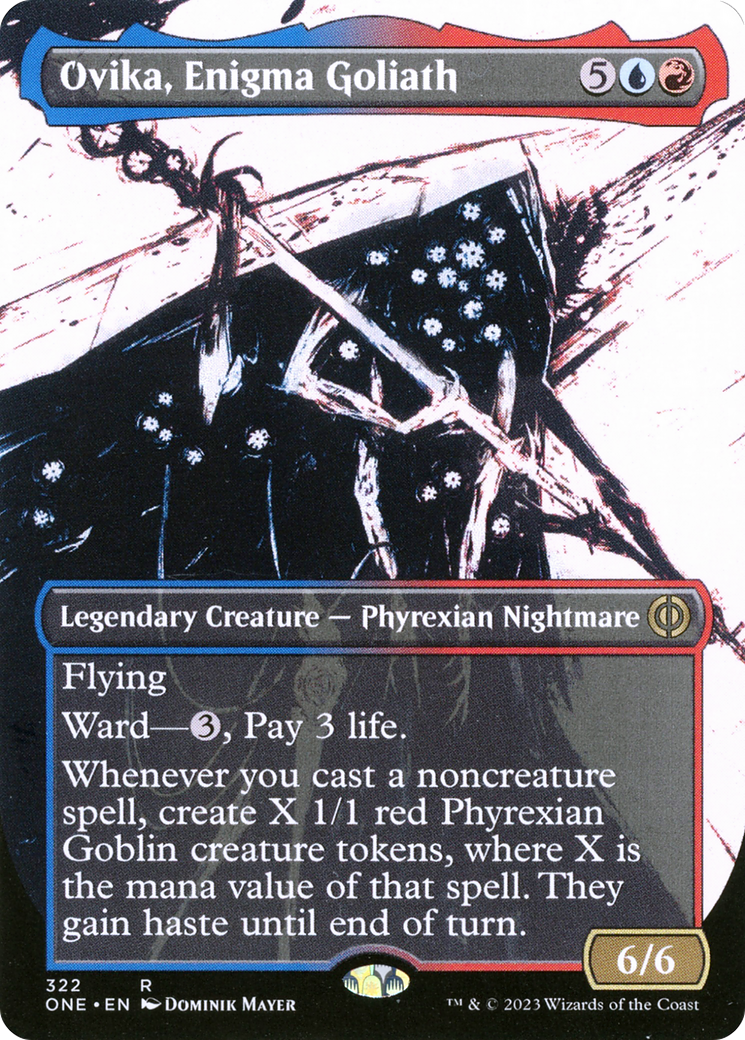 Ovika, Enigma Goliath (Borderless Ichor) [Phyrexia: All Will Be One] - Magic: The Gathering - Card Brawlers | Quebec | Canada |