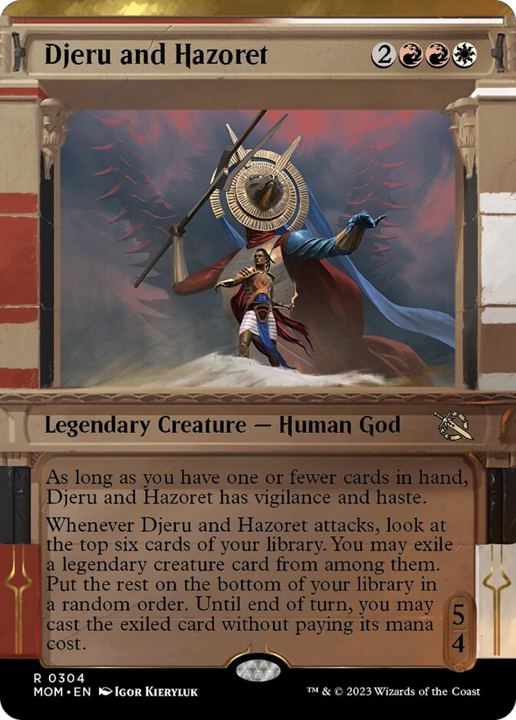 Djeru and Hazoret (Showcase Planar Booster Fun) [March of the Machine] - Magic: The Gathering - Card Brawlers | Quebec | Canada |