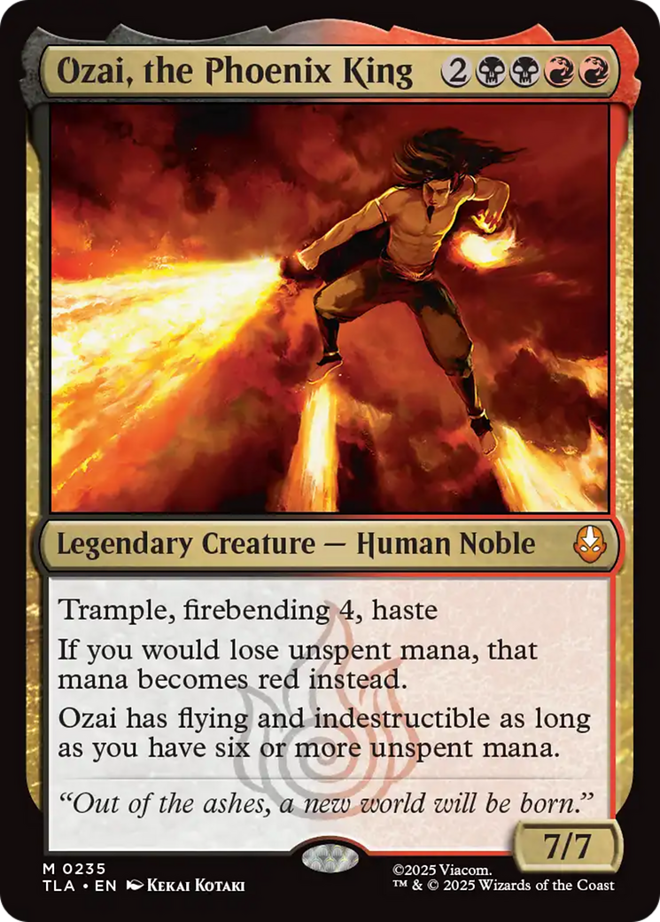 Ozai, the Phoenix King [Avatar: The Last Airbender] - Magic: The Gathering - Card Brawlers | Quebec | Canada |