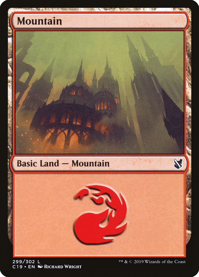Mountain (299) [Commander 2019] - Magic: The Gathering - Card Brawlers | Quebec | Canada |