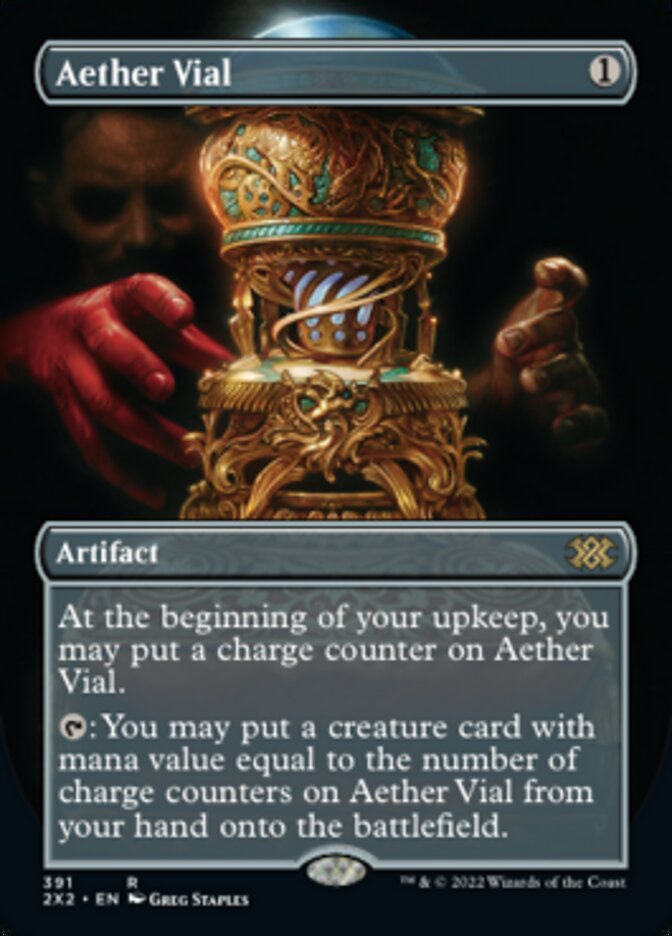Aether Vial (Borderless Alternate Art) [Double Masters 2022] - Magic: The Gathering - Card Brawlers | Quebec | Canada |
