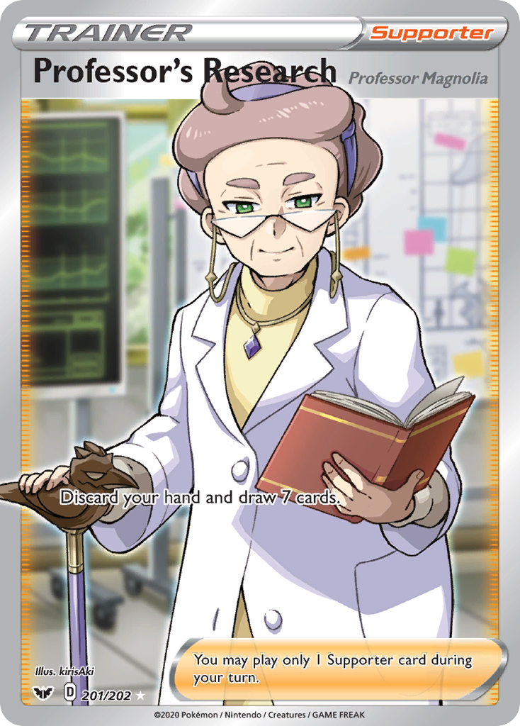 Professor's Research (201/202) (Professor Magnolia) [Sword & Shield: Base Set] - Pokémon - Card Brawlers | Quebec | Canada |