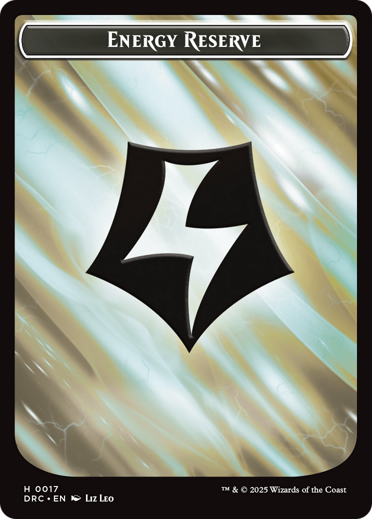 Energy Reserve // Energy Reserve Double-Sided Token [Aetherdrift Commander Tokens] - Magic: The Gathering - Card Brawlers | Quebec | Canada |