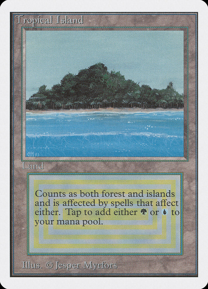 Tropical Island [Unlimited Edition] - Magic: The Gathering - Card Brawlers | Quebec | Canada |