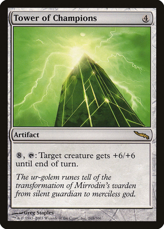 Tower of Champions [Mirrodin] - Magic: The Gathering - Card Brawlers | Quebec | Canada |