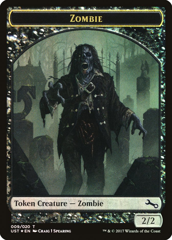 Zombie // Zombie Double-Sided Token [Unstable Tokens] - Magic: The Gathering - Card Brawlers | Quebec | Canada |