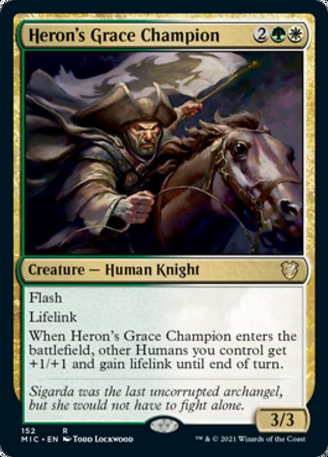 Heron's Grace Champion [Innistrad: Midnight Hunt Commander] - Magic: The Gathering - Card Brawlers | Quebec | Canada |