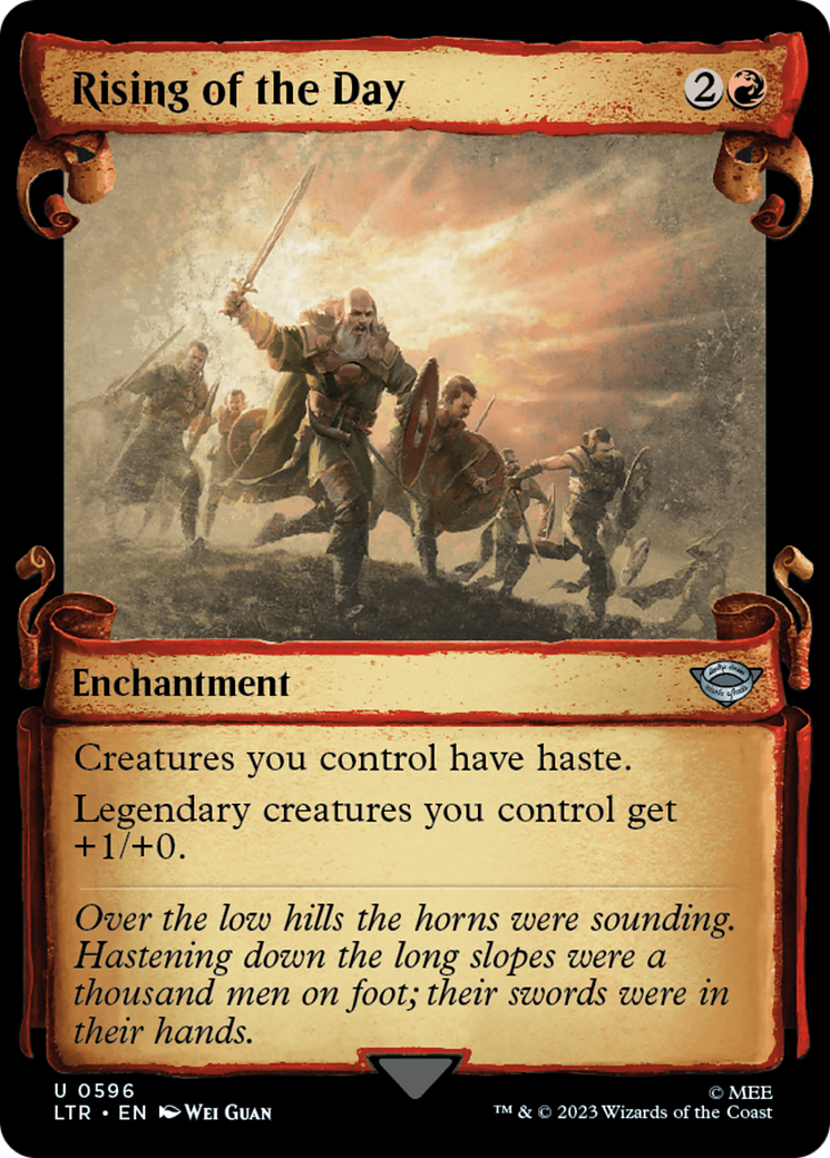 Rising of the Day [The Lord of the Rings: Tales of Middle-Earth Showcase Scrolls] - Magic: The Gathering - Card Brawlers | Quebec | Canada |