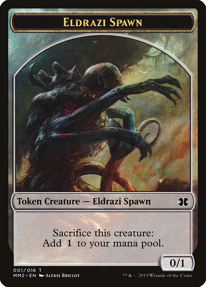 Eldrazi Spawn Token (001/016) [Modern Masters 2015 Tokens] - Magic: The Gathering - Card Brawlers | Quebec | Canada |