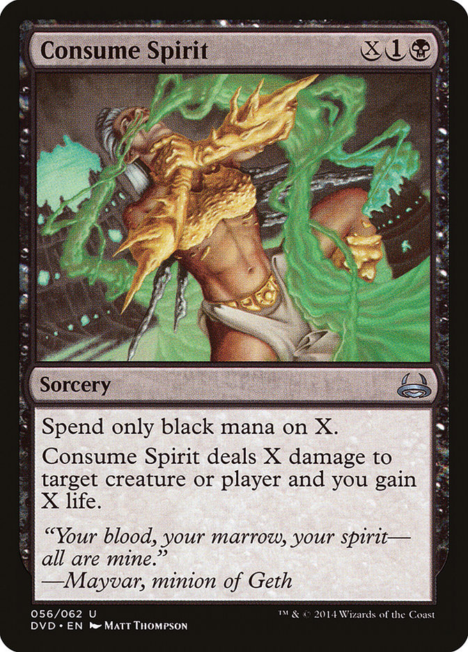 Consume Spirit (Divine vs. Demonic) [Duel Decks Anthology] - Magic: The Gathering - Card Brawlers | Quebec | Canada |