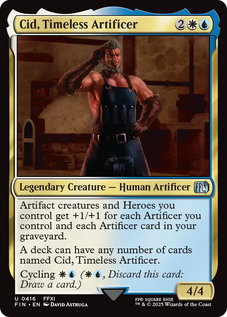 Cid, Timeless Artificer (0416) [FINAL FANTASY] - Magic: The Gathering - Card Brawlers | Quebec | Canada |