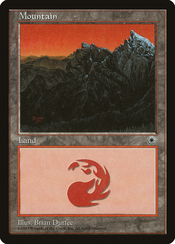Mountain (9/7 Signature / No Peak on Left) [Portal] - Magic: The Gathering - Card Brawlers | Quebec | Canada |