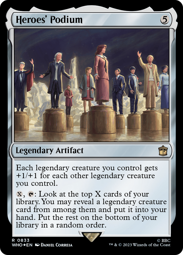 Heroes' Podium (Surge Foil) [Doctor Who] - Magic: The Gathering - Card Brawlers | Quebec | Canada |