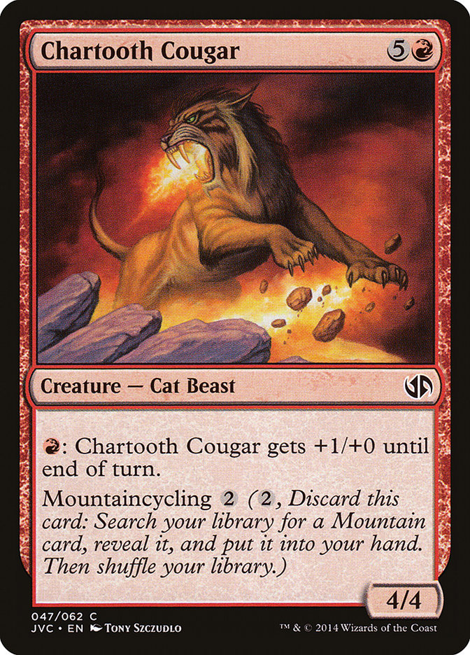 Chartooth Cougar [Duel Decks Anthology] - Magic: The Gathering - Card Brawlers | Quebec | Canada |