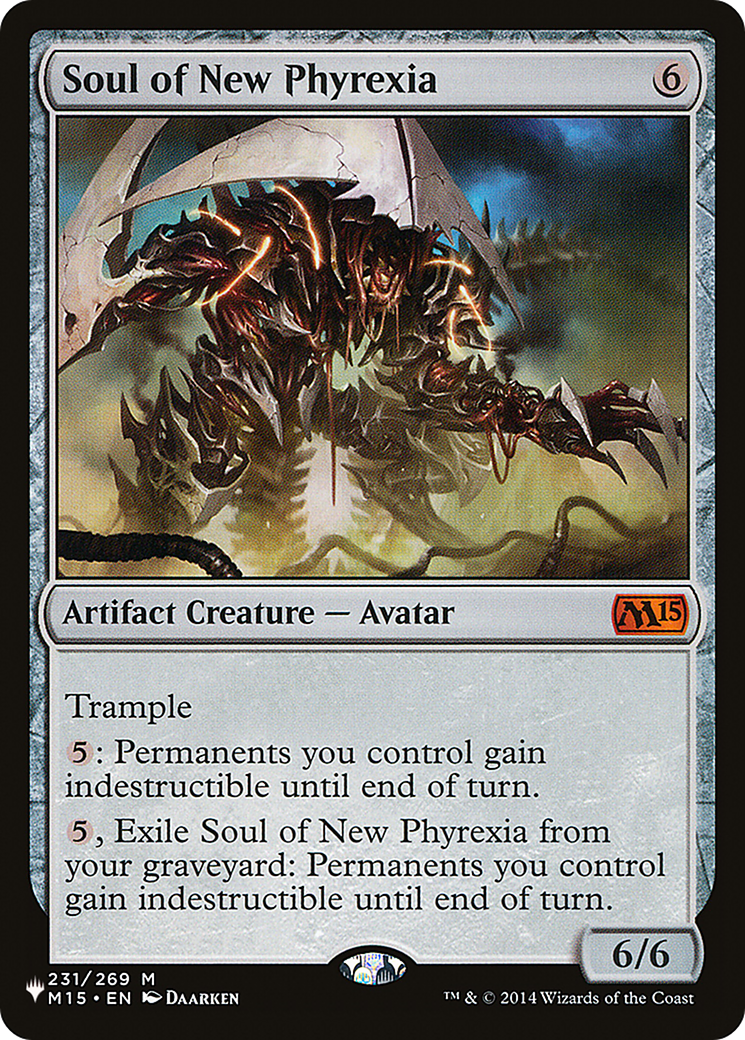 Soul of New Phyrexia [The List] - Magic: The Gathering - Card Brawlers | Quebec | Canada |