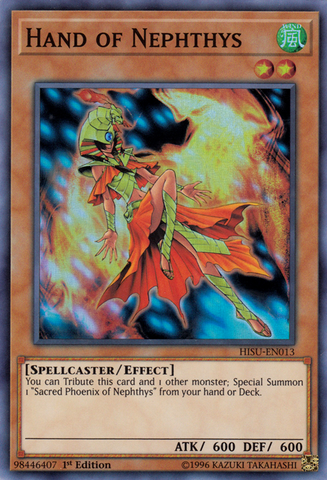 Hand of Nephthys [HISU-EN013] Super Rare - Yu-Gi-Oh! - Card Brawlers | Quebec | Canada |