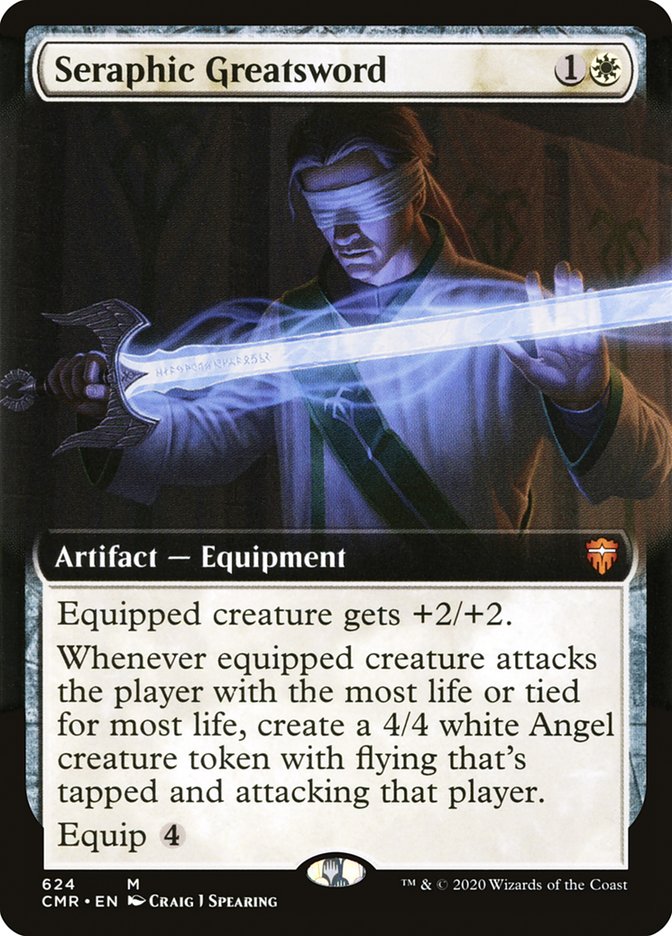 Seraphic Greatsword (Extended Art) [Commander Legends] - Magic: The Gathering - Card Brawlers | Quebec | Canada |