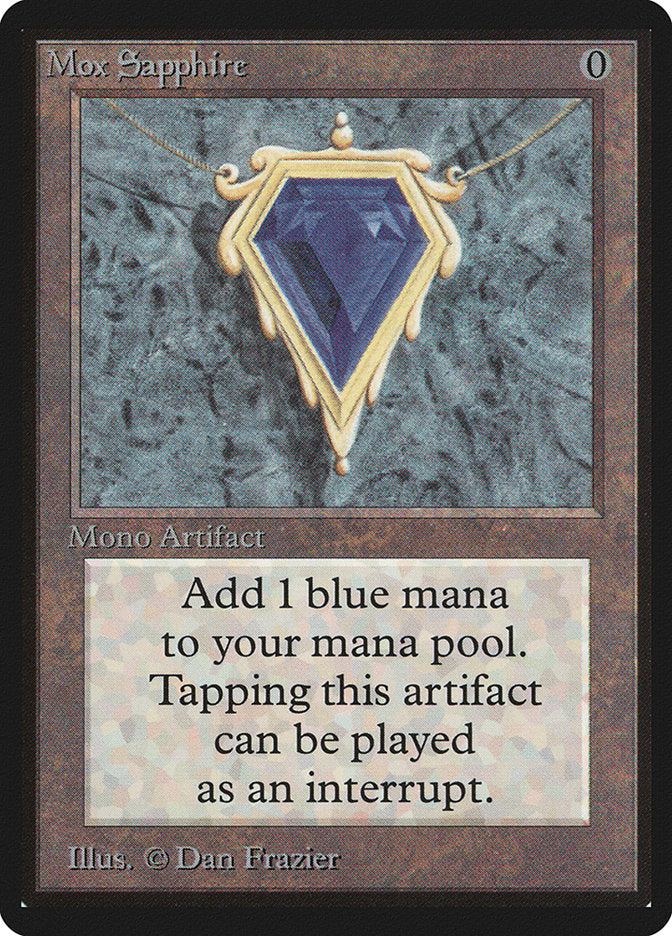 Mox Sapphire [Beta Edition] - Magic: The Gathering - Card Brawlers | Quebec | Canada |