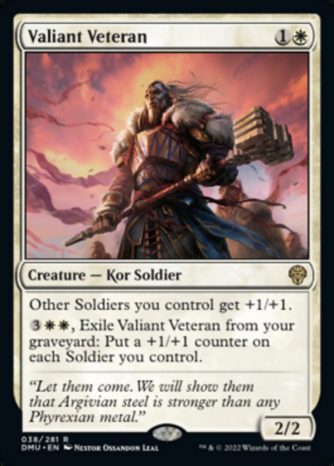 Valiant Veteran [Dominaria United] - Magic: The Gathering - Card Brawlers | Quebec | Canada |