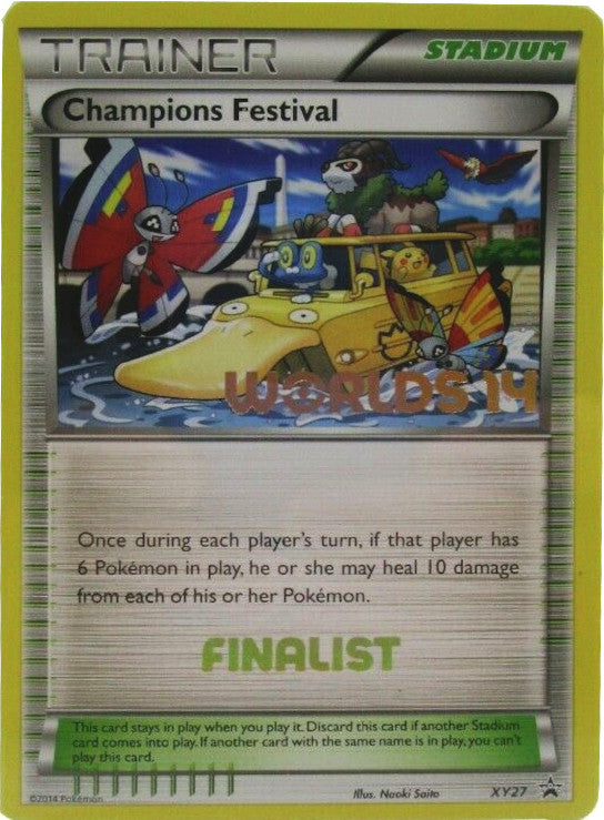 Champions Festival (XY27) (2014 Finalist) [XY: Black Star Promos] - Pokémon - Card Brawlers | Quebec | Canada |