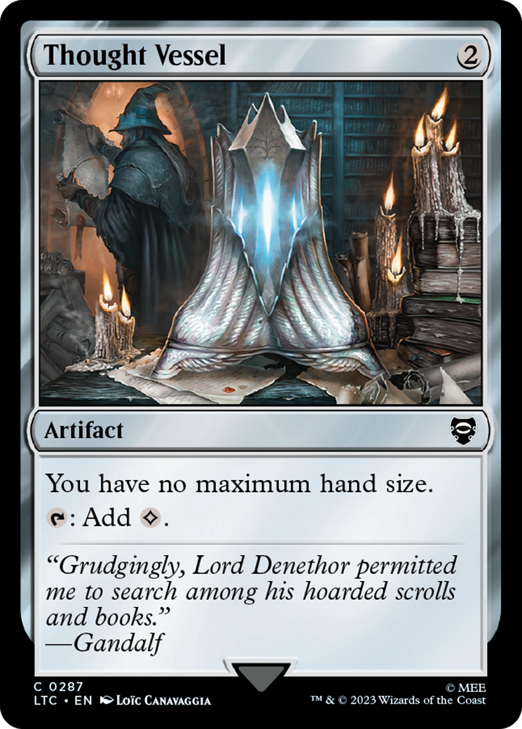 Thought Vessel [The Lord of the Rings: Tales of Middle-Earth Commander] - Magic: The Gathering - Card Brawlers | Quebec | Canada |