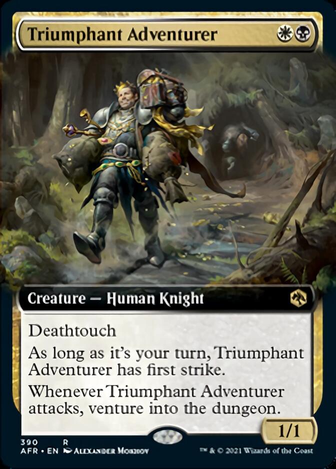Triumphant Adventurer (Extended Art) [Dungeons & Dragons: Adventures in the Forgotten Realms] - Magic: The Gathering - Card Brawlers | Quebec | Canada |
