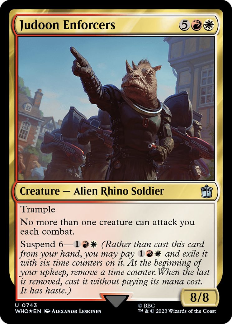 Judoon Enforcers (Surge Foil) [Doctor Who] - Magic: The Gathering - Card Brawlers | Quebec | Canada |