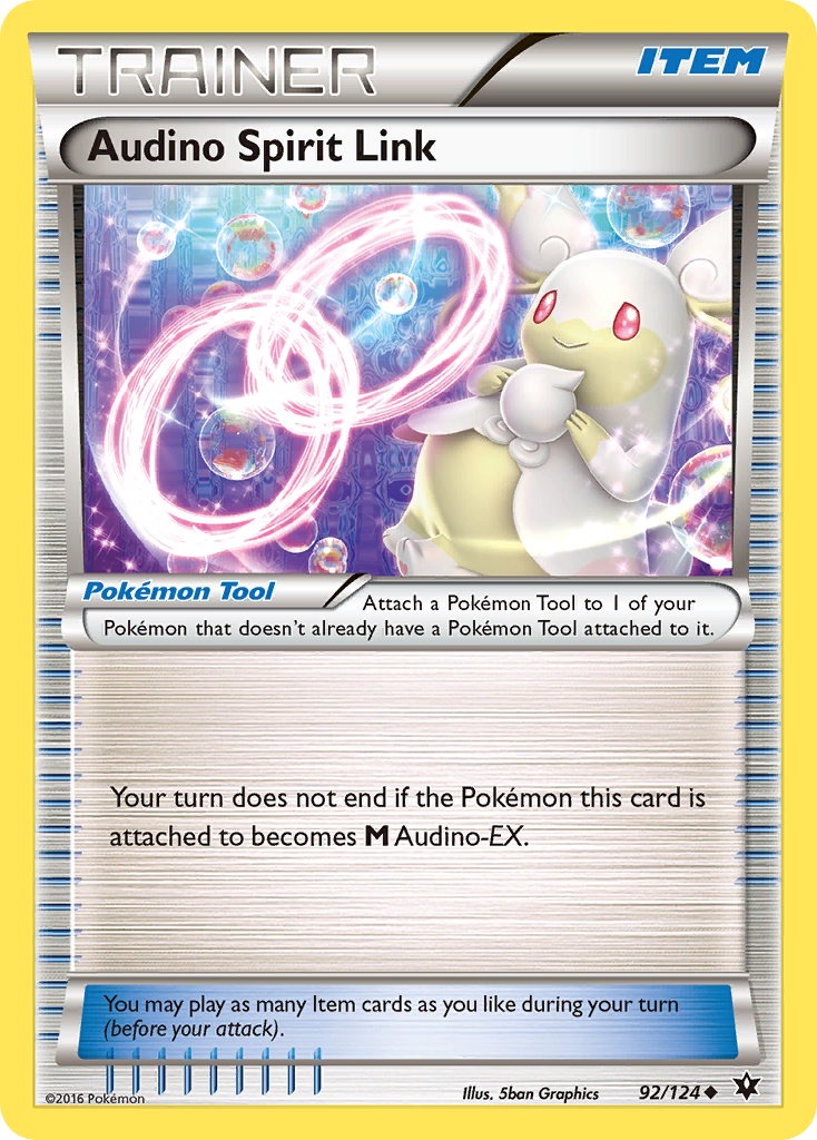Audino Spirit Link (92/124) [XY: Fates Collide] - Pokémon - Card Brawlers | Quebec | Canada |