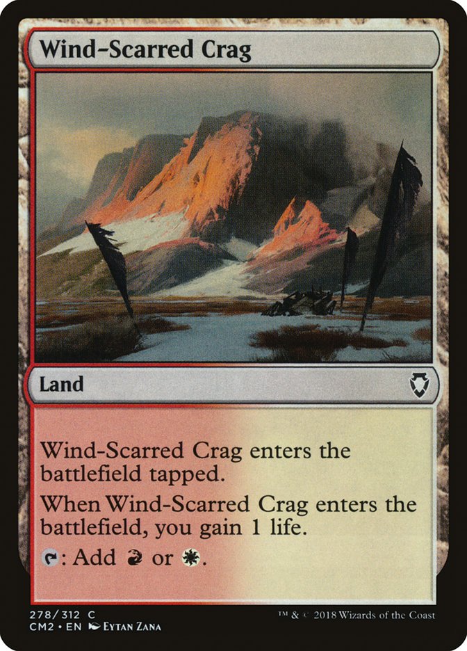 Wind-Scarred Crag [Commander Anthology Volume II] - Magic: The Gathering - Card Brawlers | Quebec | Canada |