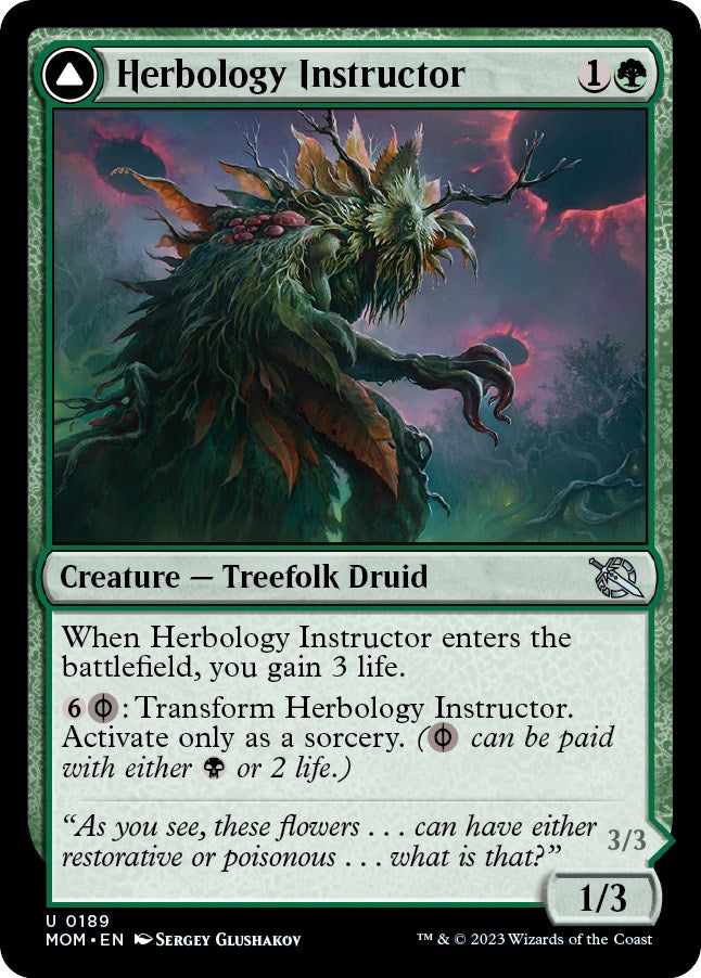 Herbology Instructor // Malady Invoker [March of the Machine] - Magic: The Gathering - Card Brawlers | Quebec | Canada |