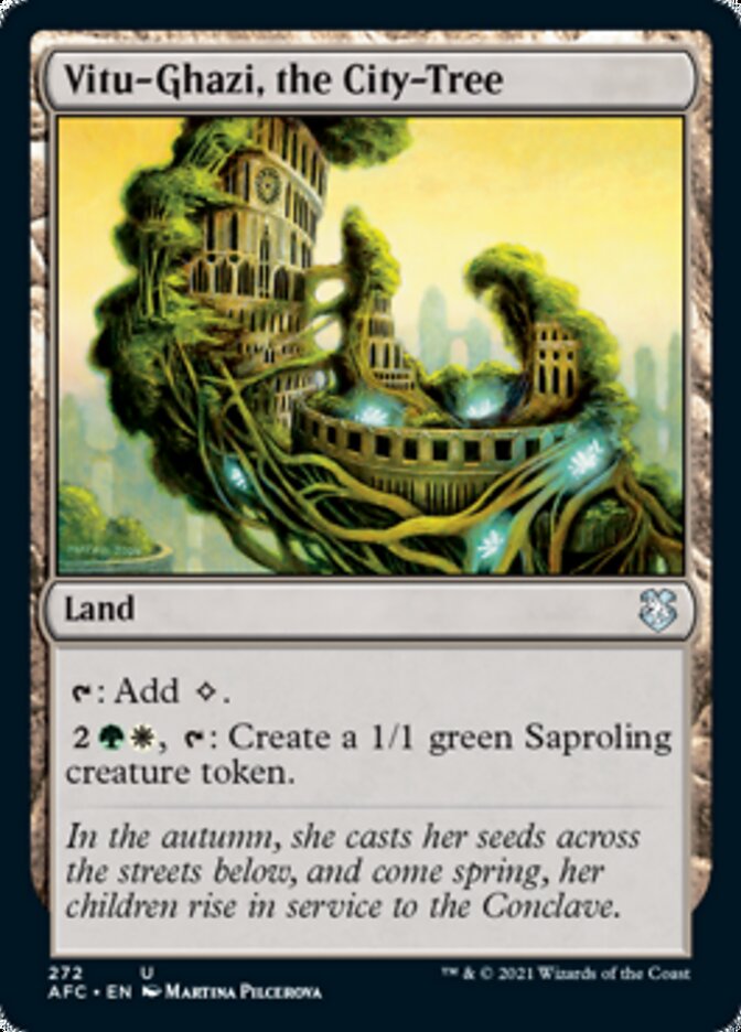 Vitu-Ghazi, the City-Tree [Dungeons & Dragons: Adventures in the Forgotten Realms Commander] - Magic: The Gathering - Card Brawlers | Quebec | Canada |
